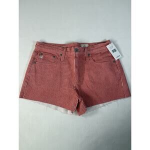 NWT $178 AG Adriano Goldschmied The Bryn ex boyfriend Cutoff Shorts Size 27